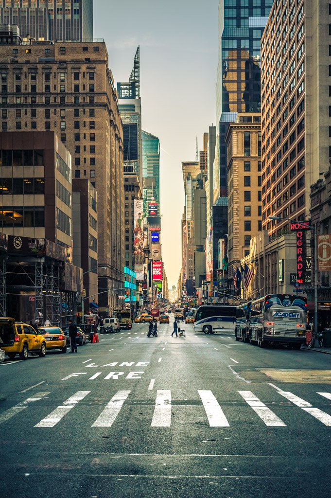 Avenue in New York City, USA