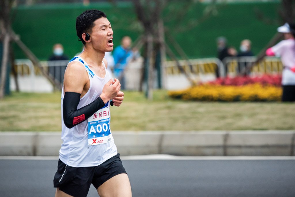Chengdu, Sichuan province, China - Nov 29, 2020 : Marathon 2020